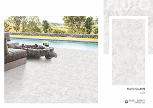 กระเบื้องปูพื้นเซรามิกพอร์ซเลนคุณภาพพรีเมียม ขนาด 600x1200 มม. ผิวมันเงา ทันสมัย แบบโฮโมจีเนียส สำหรับตกแต่งบ้าน - Product Image 2