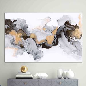 Impresión en Lienzo: Diseño de Mármol Gris, Decoración Moderna para Pared, Lienzo Enrollado - Product Image 1