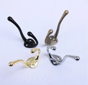 Venta al por menor sobre la puerta Ganchos Estante de almacenamiento Gancho de metal sobre la puerta Colgador de puerta resistente Gancho - Product Image 1