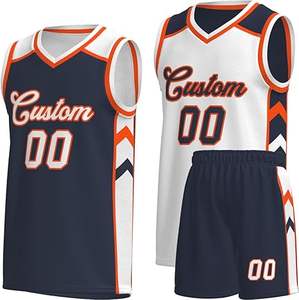 ชุดบาสเก็ตบอลแบบระเหิดสำหรับผู้ชายชุดเสื้อและกางเกงขาสั้นแบบ2025 - Product Image 4