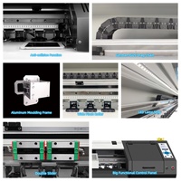 Fabricant chinois grand format 1.8m/3.2m double/trois têtes i3200 jusqu'à 2400dpi traceur imprimante textile à sublimation tissu