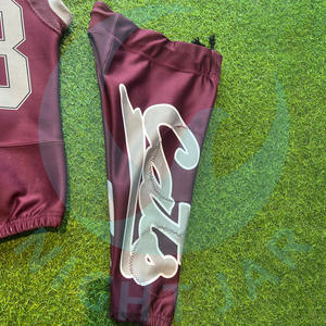 Uniformes de football américain pour jeunes entièrement personnalisés de qualité supérieure maillots de sport d'équipe respirants et ensembles courts-Factory Direct - Product Image 4