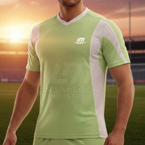 Camiseta de fútbol con logo personalizado, camiseta de fútbol de sublimación deportiva de alta calidad a bajo precio. - Product Image 4