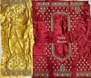 Lehenga choli ต้อนรับอย่างสมบูรณ์แบบด้วยผ้ากำมะหยี่ปักลาย - Product Image 4