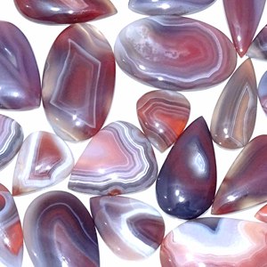 Best Quality Natural Botswana Agate Loose Gemstone Cabochon Agate Loose Gemstone Mix Shape and Size Gemstone for Jewelry Making - Product Image 3