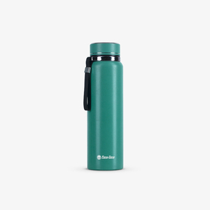 Flacon en acier inoxydable à double paroi pratique de 1 litre avec infuseur à thé et joint hermétique étanche - Product Image 1