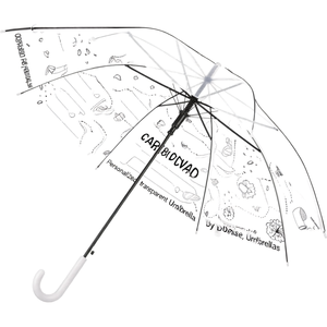 Ombrello Trasparente Personalizzato di Denise - Product Image 3