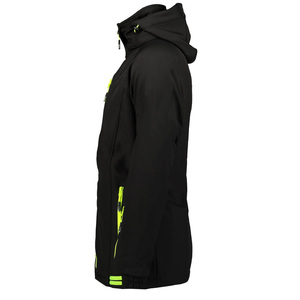 Essential Trending Veste coupe-vent Softshell à capuche réglable pour hommes Vêtements d'extérieur coupe-vent classiques Vêtements de voyage Veste à fermeture éclair - Product Image 5