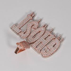 จี้โมอิสซาไนต์สั่งทำพิเศษสำหรับทุกเพศ ความใสระดับ VVS ประดับด้วยทองคำขาว 14K สไตล์ฮิปฮอป เหมาะสำหรับงานปาร์ตี้ - Product Image 2