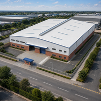 Bâtiment d'entrepôt préfabriqué en structure métallique à grande portée pour le stockage logistique industrielle avec solution d'ingénierie personnalisée
