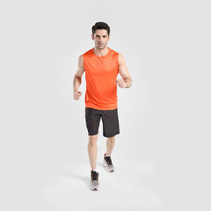 Camiseta Deportiva de Alta Calidad con Logotipo Personalizado para Hombre, Talla Grande, Tejida, Transpirable, de Secado Rápido, para Entrenamiento y Uso Casual - Product Image 2