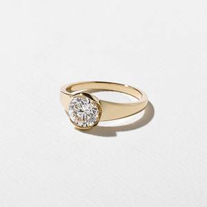 แหวนหมั้นเพชรโมอิส1กะรัตสำหรับผู้หญิง VVS2ใสตัดสดใส925สเตอร์ลิงสุดอินเทรนด์ - Product Image 6