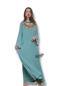 Wholesale Luxury 2-Piece Set Muslim <b>Women</b> Modest Simple Solid Chiffon Beaded <b>Kaftan</b> Floor-Length A-Line Party Wedding - Product Image 5