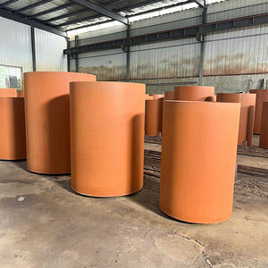 Fontaine murale cascade en forme de rectangle en acier corten ornements de jardin extérieur ajoute beauté espace de vie arrière-cour - Product Image 3