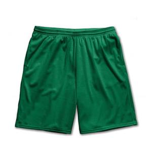 Pantalones cortos de gimnasio para hombre al por mayor pantalones cortos de baloncesto de color sólido personalizados cintura con cordón elástico diseño de malla transpirable de secado rápido venta - Product Image 1