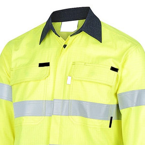 Offre spéciale Chemise de sécurité Hi VIs pour hommes Vêtements décontractés Dernière conception Respirante Tarif abordable Chemise de sécurité Hi VIs pour hommes avec logo personnalisé - Product Image 3