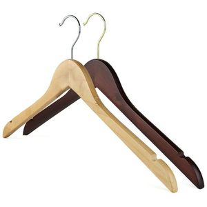 CAPTIVANT FAIT À LA MAIN MEILLEUR Style Boutique de haute qualité cintre en bois de Lotus de qualité avec encoches avec cintre de costume de barre - Product Image 3