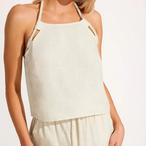 Fabricación India 100% Lino Co-ord Set Trowser Cómodo Elegante Uso diario Verano 2 piezas Ecológico - Product Image 1