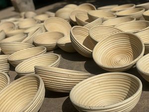 Natural Wooden Rattan Eco-friendly Sustainable Oval Customizable Size Baking Fermented <b>Bread</b> Proofing <b>Basket</b> Bowl - Product Image 3
