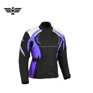 Chaqueta de Motociclista de Cuero Negra y Rosa para Hombre EMPIRE of TREND WEARS, Impermeable, Transpirable, Ajustable, Segura - Product Image 6