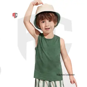 Wholesale Sleeve less Toddler Casual Style Tank Top \ Jogging Yoga Fitness Wear Boy Tank Tops