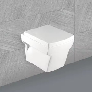 Toilette murale monobloc en céramique standard européenne en porcelaine avec fonction désodorisante de design moderne indien - Product Image 2