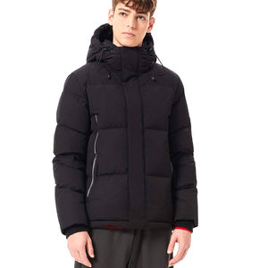 2025 personnalisable Logo Zip doudoune pour hommes épais hiver chaud coton manteau col montant imperméable toile nouveau pas cher manteau - Product Image 5