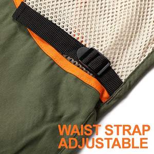 Logo personnalisé OEM Gilet en polaire pour hommes Veste sans manches en polaire à coupe étroite Gilet en polaire pour la chasse en plein air avec fermeture éclair pour hommes - Product Image 4