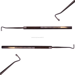 Instrumento Quirúrgico Oftálmico Jameson Muscle Hook con Punta Bulbosa Pequeña, Manual, de Acero Inoxidable, Kit Quirúrgico CE para Otorrinolaringología - Product Image 5