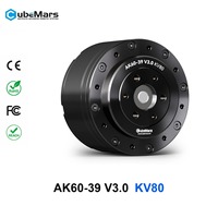 Moteur servo intégré à double encodeur Cubemars AK60-39 V3.0 KV80 72Nm à couple élevé, antidéflagrant, pour articulation robotique sans balais