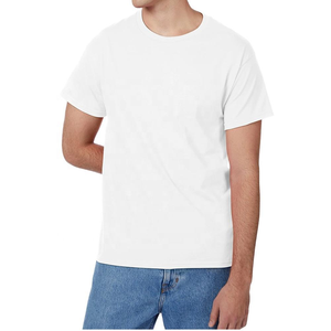 T-shirts à blocs de couleurs funky pour hommes coupe ample en coton 100% avec des imprimés à la mode - Product Image 3