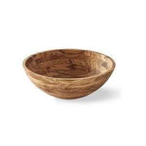 Bol à mélanger pour salade de fruits et légumes de couleur marron, nouveau design simple, bol de service en bois d'acacia de bonne qualité - Product Image 1