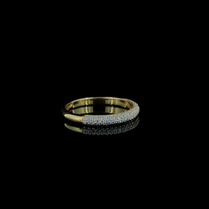 Anillo de Oro Sólido de 14K con Perla de Agua Dulce Redonda de Corte Brillante, Regalo de Lujo para Mujer, Compromiso, Boda - Product Image 2
