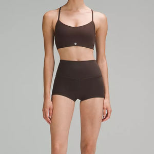 Vente en gros de soutien-gorge de sport personnalisé élégant pour femmes Gym Fitness Ensemble de soutien-gorge de sport une épaule respirant grande taille soutien-gorge de yoga antichoc - Product Image 3