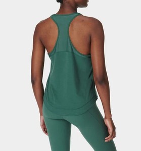 Nueva Llegada Personalizado En Diferentes Colores Transpirable Mujeres Singlets Mejor Material Tank Tops Patrón Sólido Tallas Grandes - Product Image 4