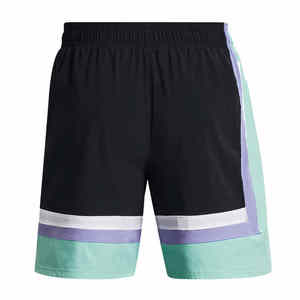 Pantalones cortos deportivos de talla grande para hombre, ropa deportiva de patrón sólido para entrenamiento al aire libre, gimnasio, entrenamiento para correr - Product Image 1