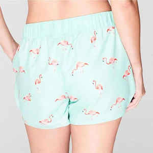 กางเกงขาสั้นสำหรับผู้หญิงเอวปานกลางแห้งเร็ว100% พิมพ์ซับลิเมชัน3D ยืดหยุ่นได้2025ขายดี - Product Image 6