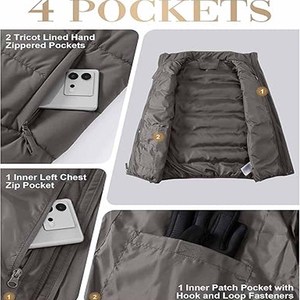 Vestes d'hiver à bulles brillantes certifiées Manteaux à bulles brillants avec logo personnalisé pour hommes - Product Image 5