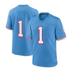 Personalizado Ligero 100% Poliéster Rendimiento Uniforme Transpirable Verano Fútbol Americano Jerseys Impreso Absorbe la humedad - Product Image 5