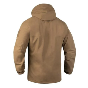 Veste coupe-vent à capuche pour homme (niveau 5) imperméable et coupe-vent, respirante, en spandex/nylon, style vêtements de travail, « VENTUS » - Product Image 2