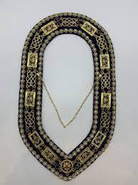 ปลอกคอโซ่สำหรับช่างก่ออิฐแกรนด์ลอดจ์ป้ายโลโก้ผ้า3D ลายดาวแบบกำหนดเอง - Product Image 2