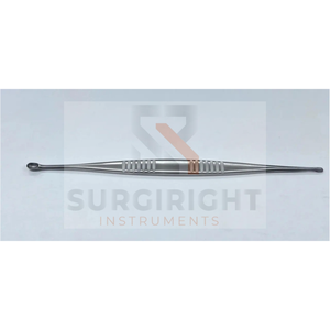 Cureta Manual de Acero de Doble Extremo Volkmann, 22 cm de Longitud Total - Curetas Espinales de Alta Calidad de SurgiRight Instruments - Product Image 6