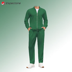 Espectone-Chándal de 2 piezas para hombre, chándal informal con cremallera completa, conjuntos de traje atlético para correr, trabajo informal de invierno - Product Image 3