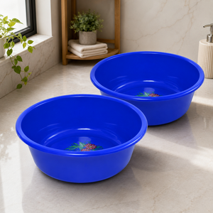 High Quality 17 Liter Plastic Washing Bowl Durable Household Basin for <b>Laundry</b> Cleaning Water Storage and General Home Use - Product Image 2