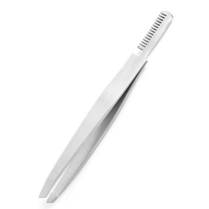 Pinzas de cejas inclinadas al por mayor para desplumar, pinzas de depilación con mango cómodo, pinzas de tendencia - Product Image 2