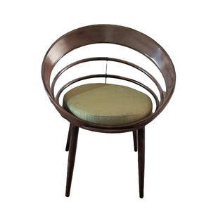 Silla de Hotel de hierro moderna de estilo antiguo, banquetes plegables de Metal negro para bodas, oficina, comedor, hogar, oficina, parque, almacenes - Product Image 6