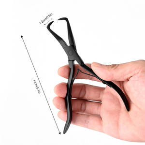 คีมถอดห่วงซิลิโคนขนาดเล็กสำหรับต่อผม เครื่องมือจัดแต่งทรงผมระดับมืออาชีพ คีมต่อผมขายดีที่สุด - Product Image 4