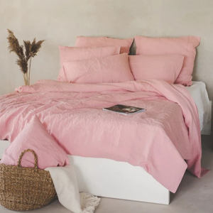 Juego de Ropa de Cama de Algodón 100% para Hotel, 250 Hilos, Funda Nórdica Blanca, Sábana Ajustable, Rayas de 3 cm - Product Image 3