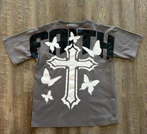 เสื้อยืดผ้าฝ้ายระบายอากาศได้ดีสำหรับผู้ชายเสื้อยืดผ้าฝ้ายถัก100% 300กรัมน้ำหนักสำหรับการออกแบบพัฟพิมพ์ - Product Image 6