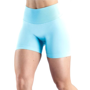 Shorts de Yoga para Mujer, Cintura Media, Sólidos, Transpirables, Ecológicos, de Secado Rápido, OEM, Sexys, de Alta Calidad, con Logotipo Personalizado, Shorts Deportivos - Product Image 1